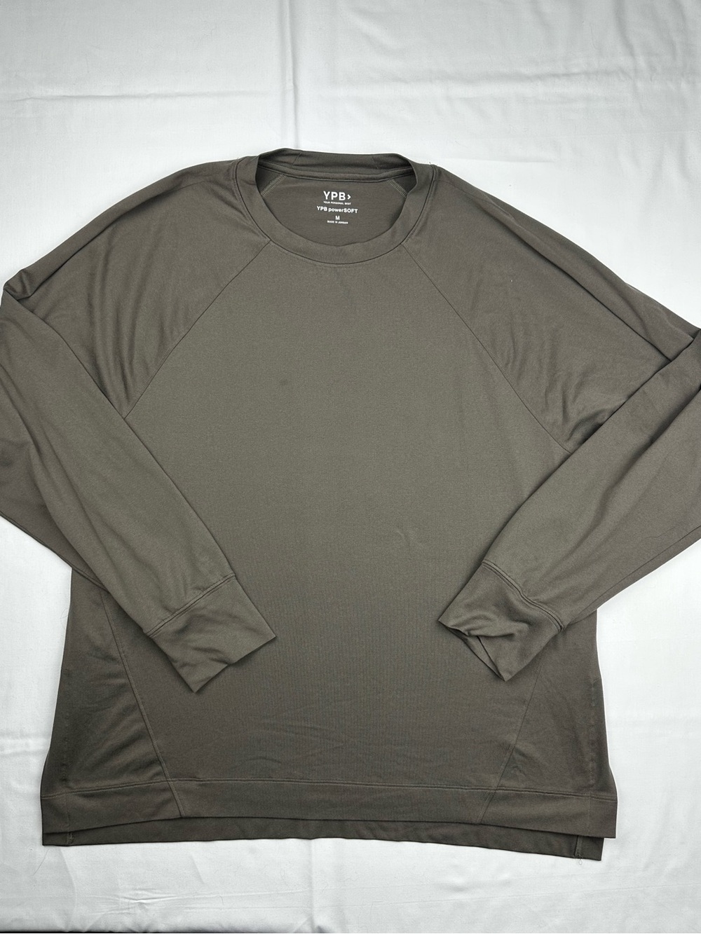 YPB power soft Long-Sleeve Crewneck Shirt size medium